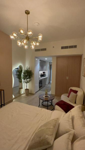 Down town, honeymoon in Azizi riviera 45 , 12 min from Burj khalifa, full furniture, modern design